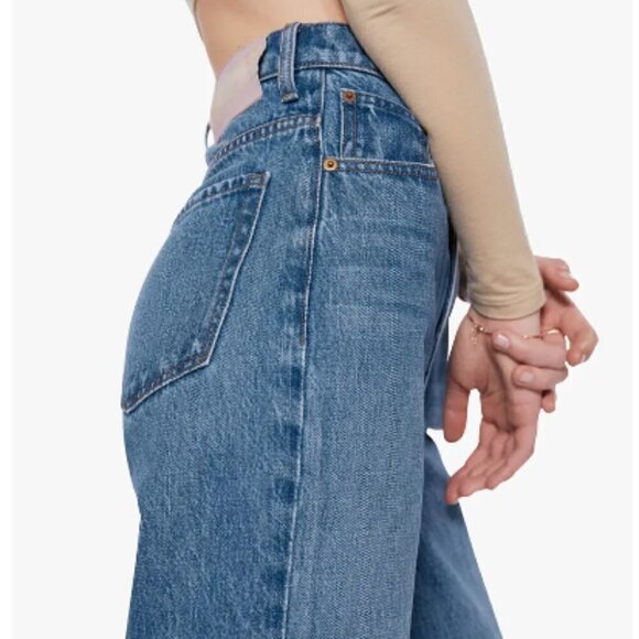 MOTHER Double Stack Ankle Straight Leg Jeans - Picture 3 of 9